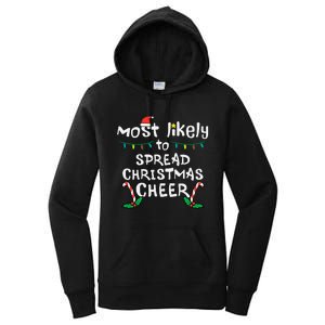 Spread Christmas Joy Festive Family Matching for Xmas Women's Pullover Hoodie