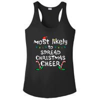 Spread Christmas Joy Festive Family Matching for Xmas Ladies PosiCharge Competitor Racerback Tank