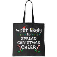 Spread Christmas Joy Festive Family Matching for Xmas Tote Bag