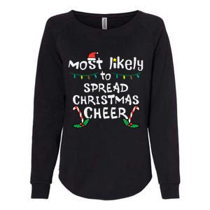 Spread Christmas Joy Festive Family Matching for Xmas Womens California Wash Sweatshirt