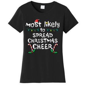 Spread Christmas Joy Festive Family Matching for Xmas Women's T-Shirt