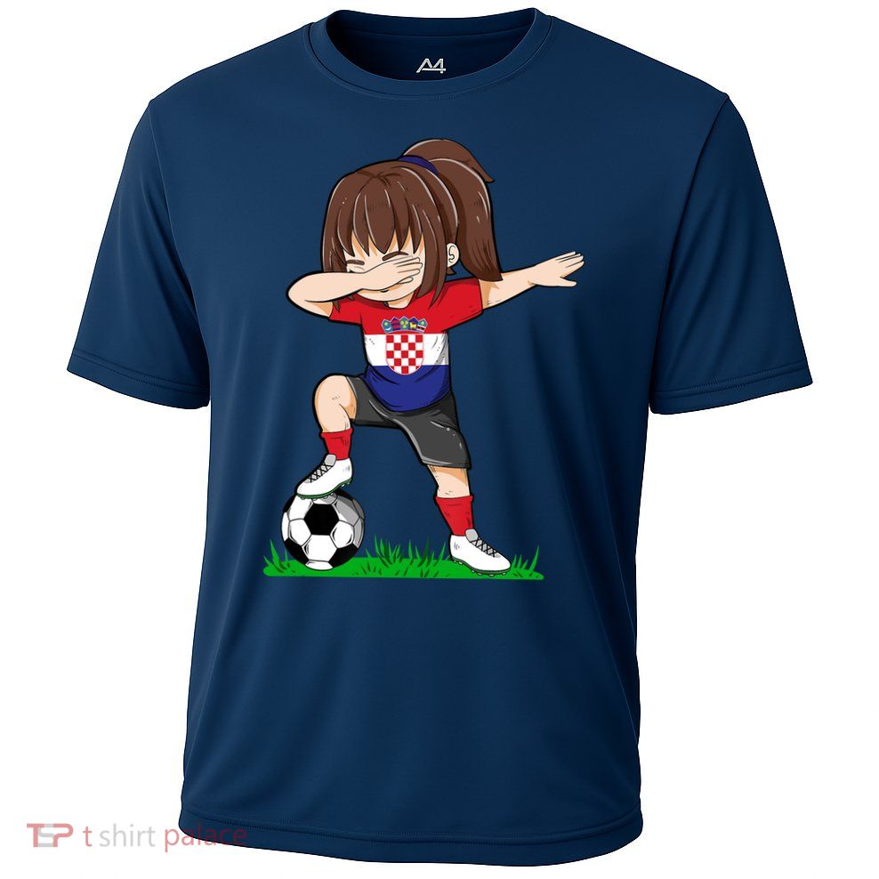Soccer Croatia Jersey Croatian Flag Football Girls Dab Performance Shirt