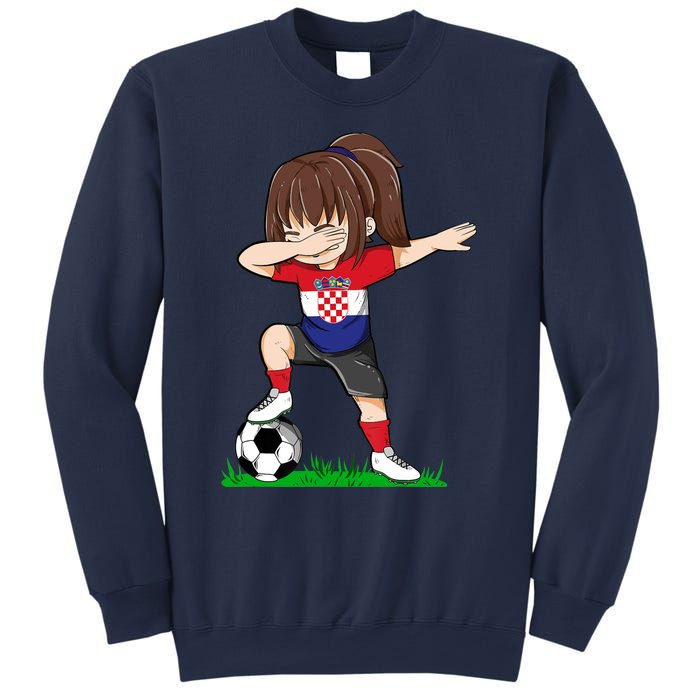 Soccer Croatia Jersey Croatian Flag Football Girls Dab Sweatshirt