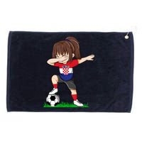 Soccer Croatia Jersey Croatian Flag Football Girls Dab Grommeted Golf Towel