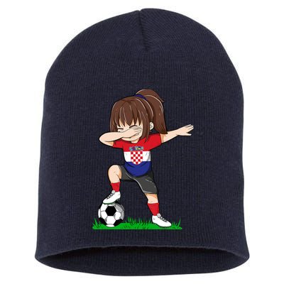 Soccer Croatia Jersey Croatian Flag Football Girls Dab Short Acrylic Beanie