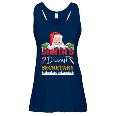 Secretary Christmas Job Work Profession Santa Claus Ladies Essential Flowy Tank