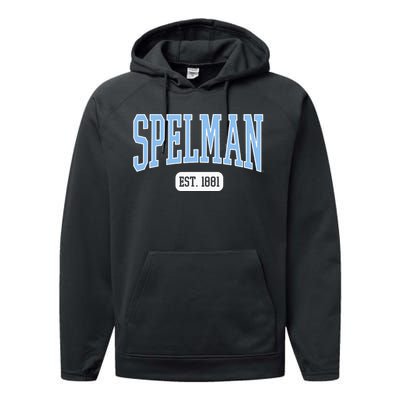 Spelman College Jaguars Est. Date Performance Fleece Hoodie