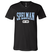 Spelman College Jaguars Est. Date V-Neck T-Shirt