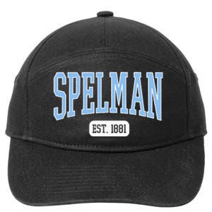 Spelman College Jaguars Est. Date 7-Panel Snapback Hat