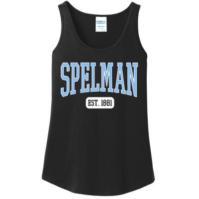 Spelman College Jaguars Est. Date Ladies Essential Tank