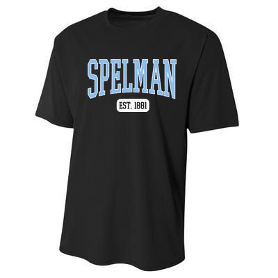 Spelman College Jaguars Est. Date Performance Sprint T-Shirt