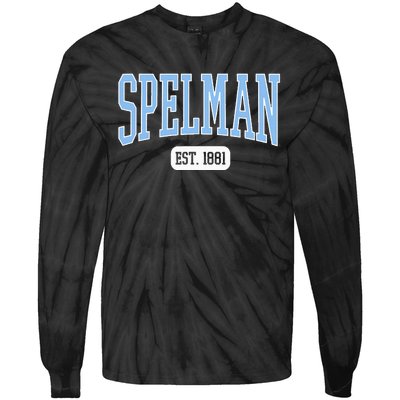 Spelman College Jaguars Est. Date Tie-Dye Long Sleeve Shirt