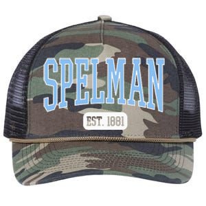 Spelman College Jaguars Est. Date Retro Rope Trucker Hat Cap