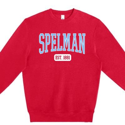 Spelman College Jaguars Est. Date Premium Crewneck Sweatshirt