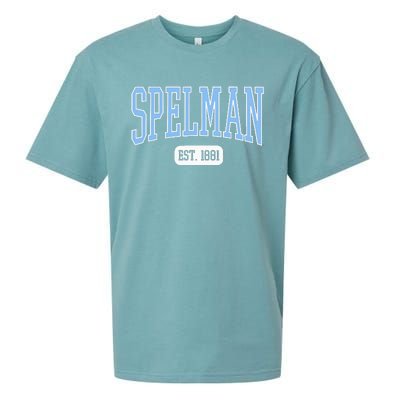 Spelman College Jaguars Est. Date Sueded Cloud Jersey T-Shirt