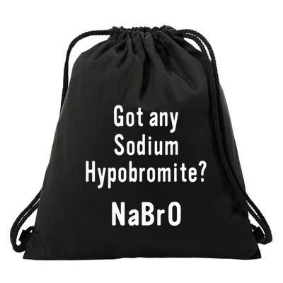 Scientist Chemist Joke For Chemistry Science Teacher Student Drawstring Bag