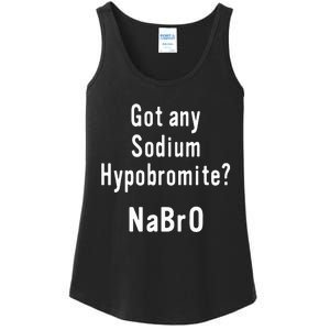 Scientist Chemist Joke For Chemistry Science Teacher Student Ladies Essential Tank