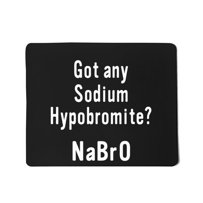 Scientist Chemist Joke For Chemistry Science Teacher Student Mousepad