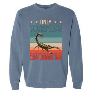 Scorpions Can Judge Me Animal Scorpion Funny Gift Garment-Dyed Sweatshirt