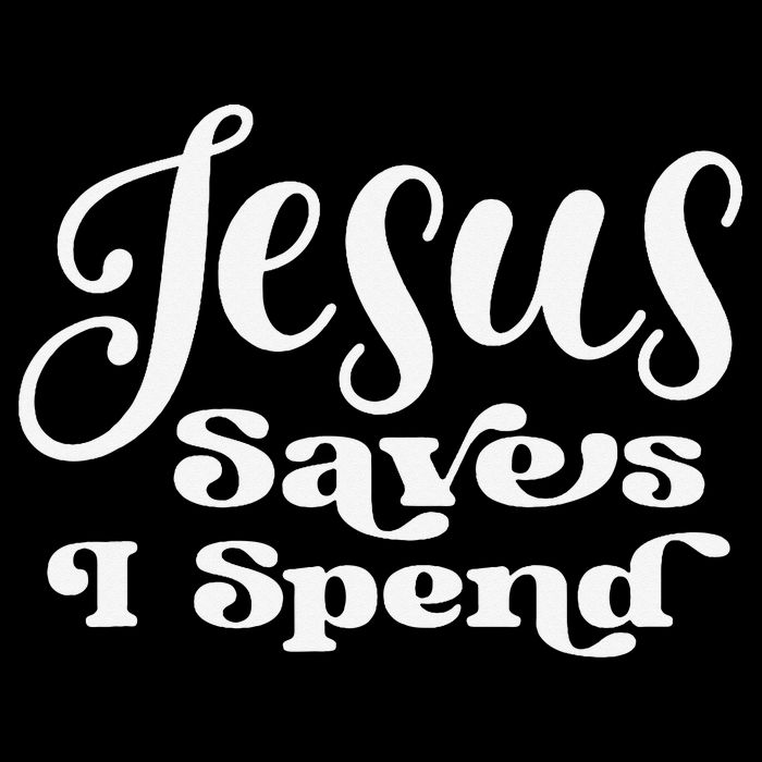 Sassy Christian Jesus Saying - Jesus Saves I Spend Impact Tech Backpack