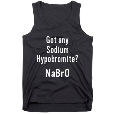 Scientist Chemist Joke For Chemistry Science Teacher Student Tank Top