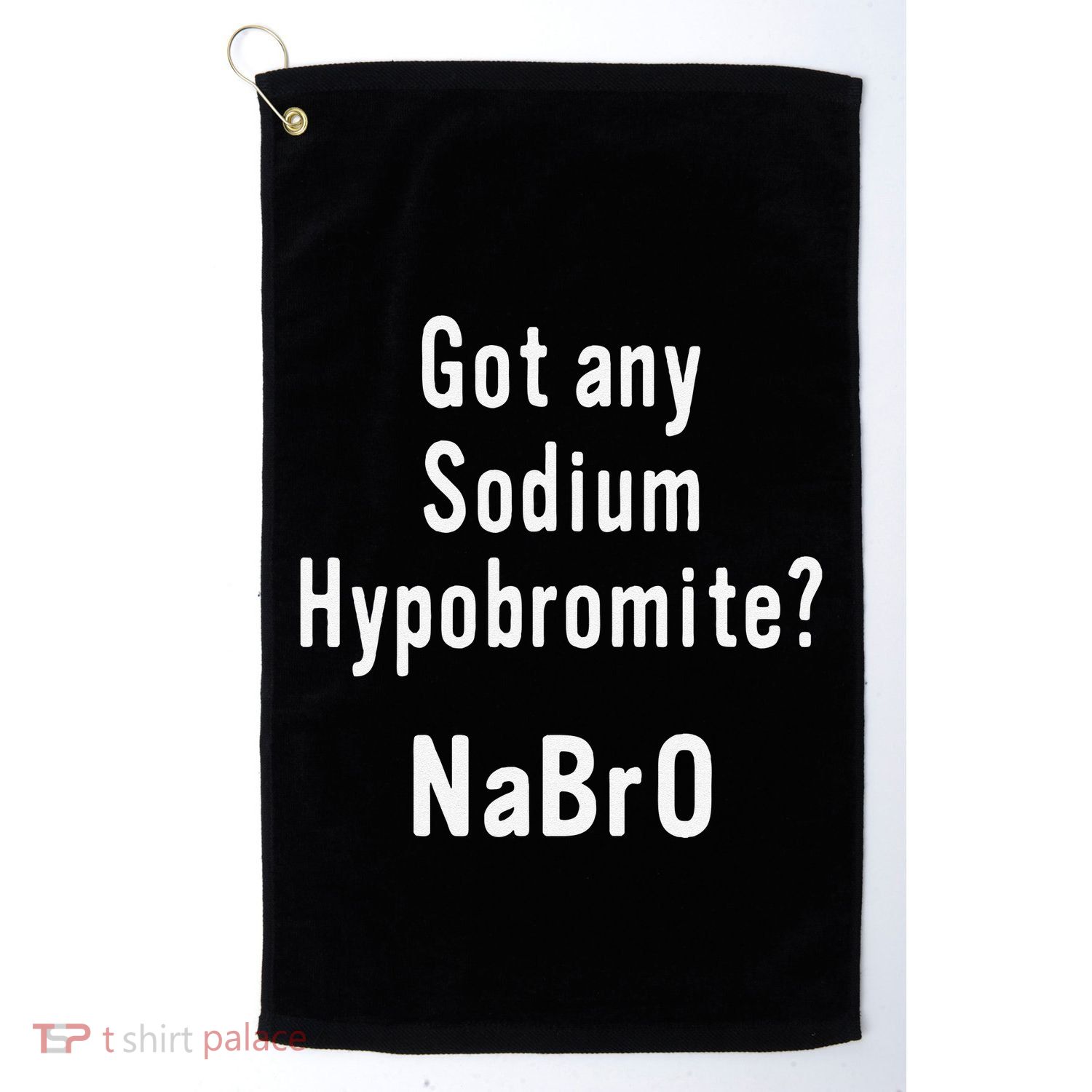 Scientist Chemist Joke For Chemistry Science Teacher Student Golf Towel