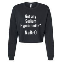 Scientist Chemist Joke For Chemistry Science Teacher Student Cropped Pullover Crew