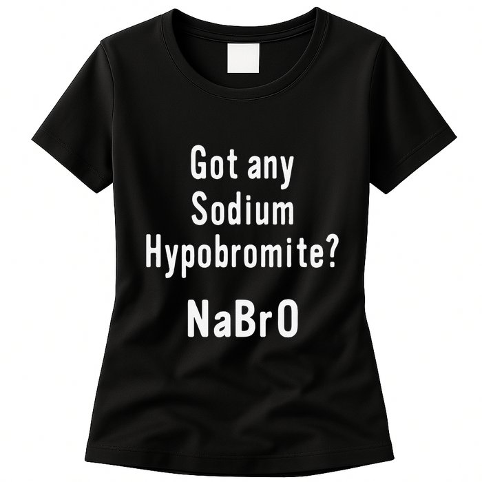 Scientist Chemist Joke For Chemistry Science Teacher Student Womens T-Shirt