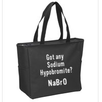 Scientist Chemist Joke For Chemistry Science Teacher Student Zip Tote Bag