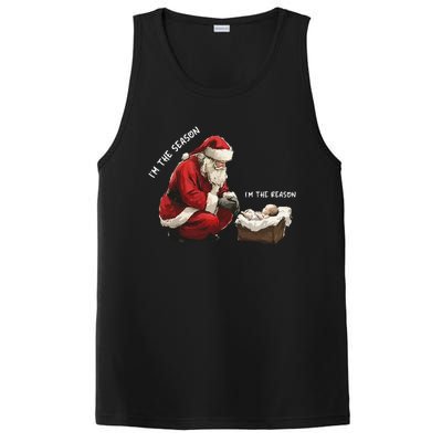 Santa Christmas Jesus Is The Reason For The Season PosiCharge Competitor Tank