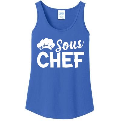 Sous Chef Kitchen Chef Culinary Restaurant Food Cooking Chef Gift Ladies Essential Tank