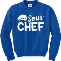 Sous Chef Kitchen Chef Culinary Restaurant Food Cooking Chef Gift Kids Sweatshirt