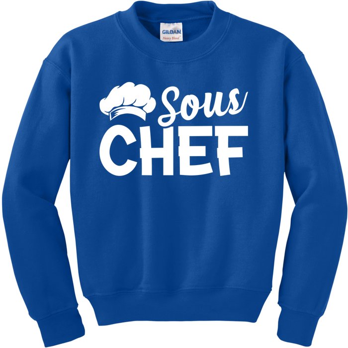 Sous Chef Kitchen Chef Culinary Restaurant Food Cooking Chef Gift Kids Sweatshirt