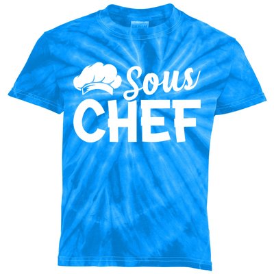 Sous Chef Kitchen Chef Culinary Restaurant Food Cooking Chef Gift Kids Tie-Dye T-Shirt