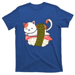 Sushi Cat Kitty Kitten Lover Japanese Sashimi Food Gift T-Shirt