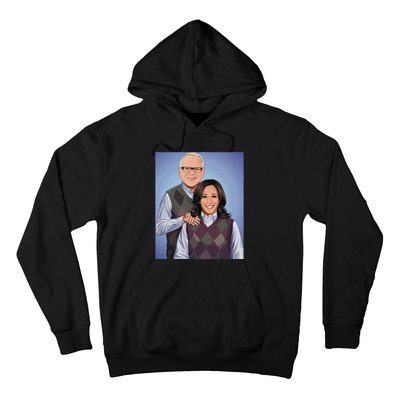 Step Candidates Kamala Harris And Tim Walz 2024 Hoodie