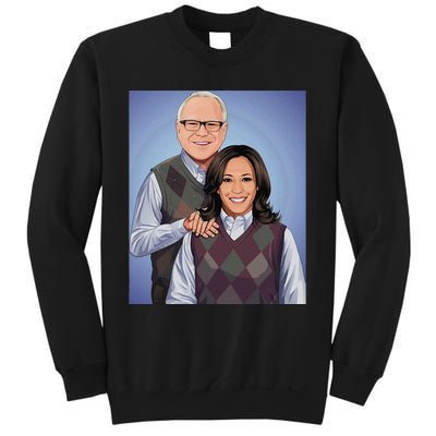 Step Candidates Kamala Harris And Tim Walz 2024 Sweatshirt