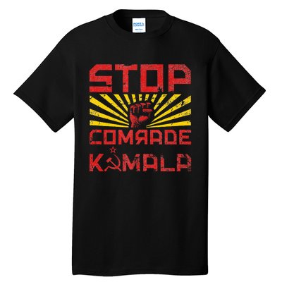 Stop Comrade Kamala Marxist Kamala Tall T-Shirt