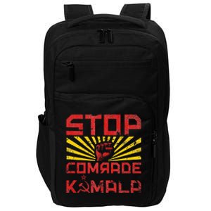 Stop Comrade Kamala Marxist Kamala Impact Tech Backpack