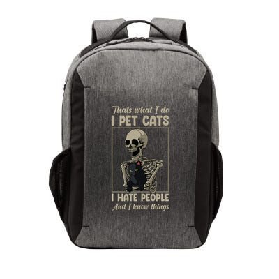Skeleton Cat Kitten Lover Grumpy Skull Kitty Pet Owner Vector Backpack