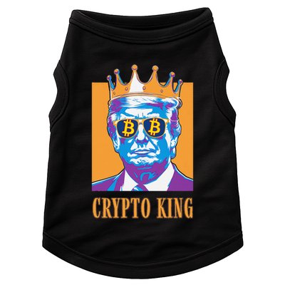 Sarcastic Crypto King Trump Bitcoin Trust In Math Bullrun Doggie Tank