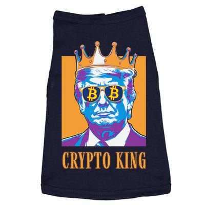 Sarcastic Crypto King Trump Bitcoin Trust In Math Bullrun Doggie Tank