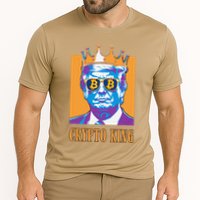 Sarcastic Crypto King Trump Bitcoin Trust In Math Bullrun Performance Shirt