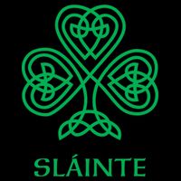 Slainte Celtic Knot Irish Shamrock 16 in Basic Backpack