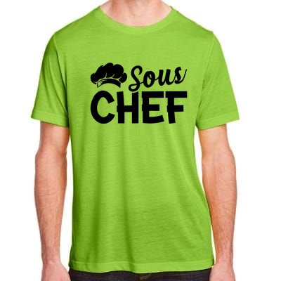 Sous Chef Kitchen Chef Restaurant Food Cooking Culinary Chef Gift Adult ChromaSoft Performance T-Shirt