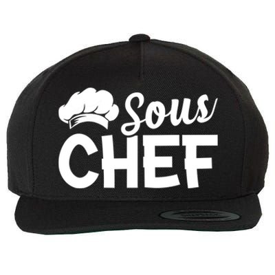 Sous Chef Kitchen Chef Restaurant Food Cooking Culinary Chef Gift Wool Snapback Cap