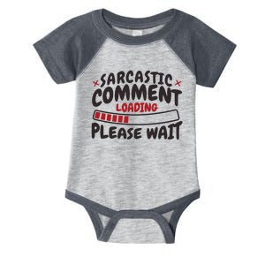 Sarcastic Comment Loading Please Wait Funny Infant Baby Jersey Bodysuit