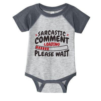 Sarcastic Comment Loading Please Wait Funny Infant Baby Jersey Bodysuit