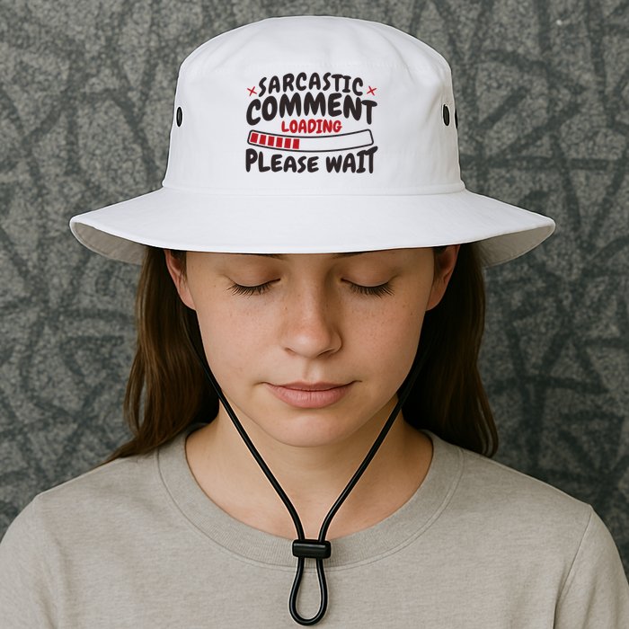 Sarcastic Comment Loading Please Wait Funny Bucket Hat
