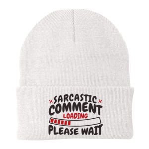 Sarcastic Comment Loading Please Wait Funny Knit Cap Winter Beanie